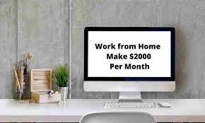 How can I earn 2000 per month by working Online