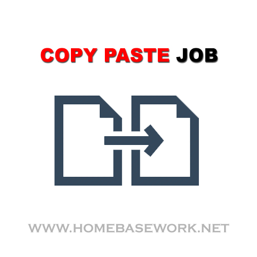 online copy paste jobs, copy paste job, copy paste jobs without investment or registration fees